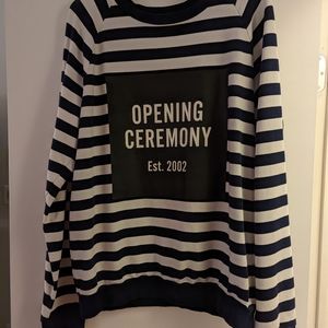 Opening Ceremony Stripe Crew Sweater